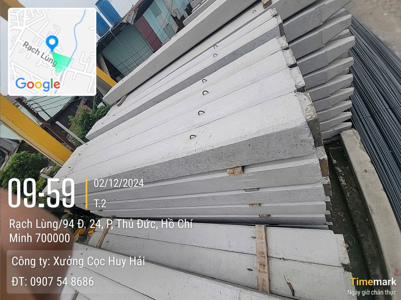 Xưởng đúc cọc bê tông